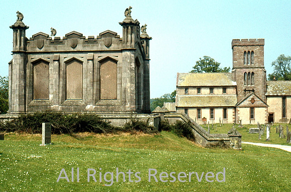 Lowther Church and mausoleum 1985