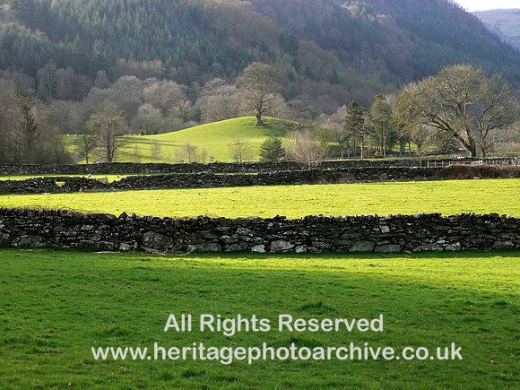 HRS 792 Llanrwst, glaciation, roche moutonnee