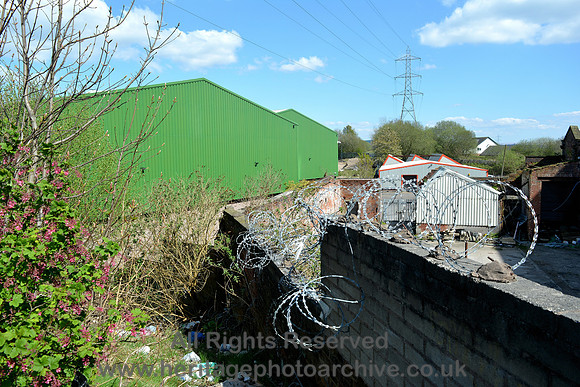 HRS 11528 Radcliffe, Black Lane Station, Bolton Platform entrance site looking NNE 20 April 2023