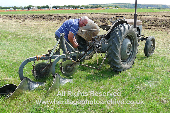 HRS 6709 Tractor ready for ploughing