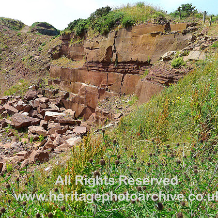 HRS 6685 McKays quarry St Bees sandstone and shale