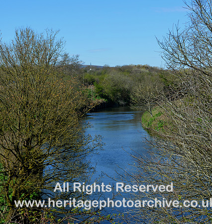 HRS 11561 Radcliffe, Warth area, River Irwell  202320 April 2023 View North 2023