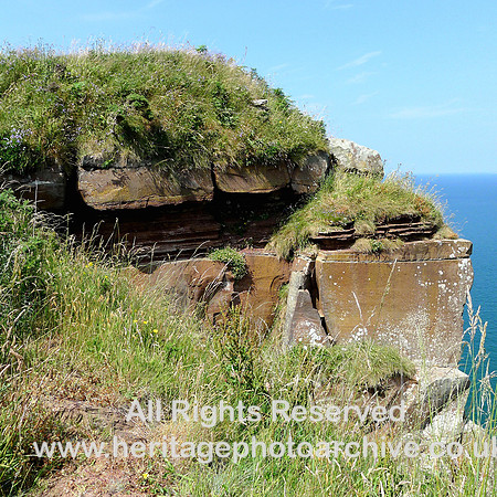 HRS 6686 St Bees sandstone and shale band