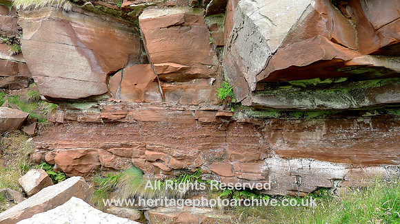 HRS 6679 St Bees sandstone and shale