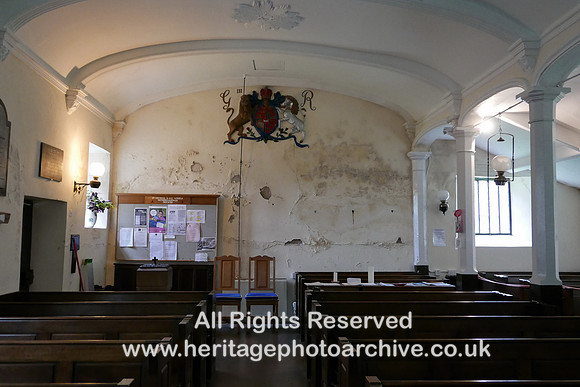 HRS 10209 Nether Wasdale, rear interior of church of St Michael L7740715