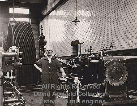 Grane mill, Haslingden, engine man