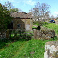 HRS 9044 Skirwith, old farm dry stone wall L1150285