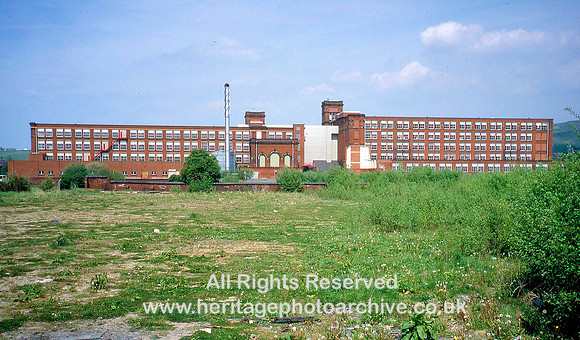 HRS 1662 Shaw, General view spinning mills 1995