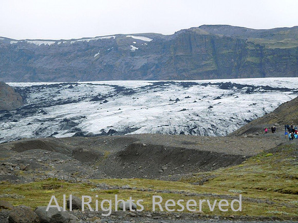 Iceland, solhimajokull glacier
