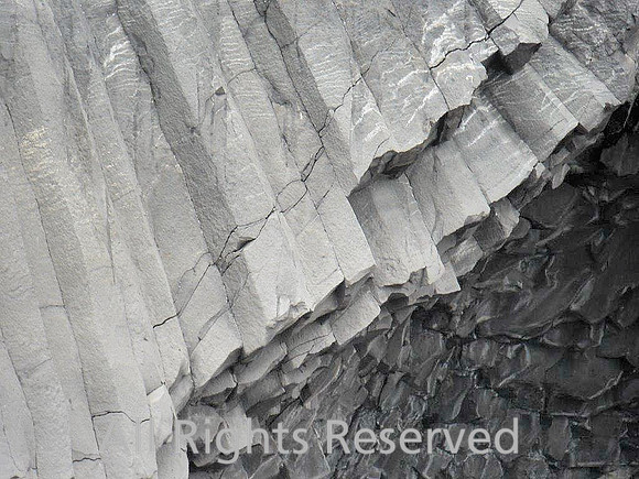 Iceland, columnar basalt, Vik
