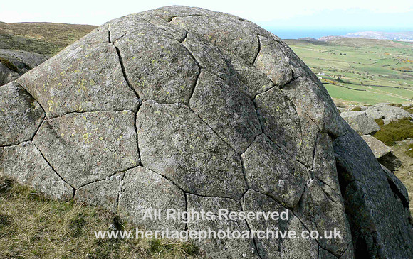 HRS 782  Llan Celynin, The tortoise rock