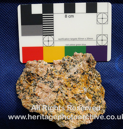 HRS 7413 Aplite in hand specimen Shap Pink Granite
