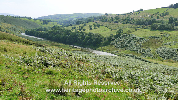 HRS 7496 Lune Gorge river terrace looking SSW
