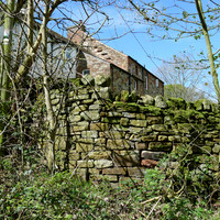 HRS 8903 Blencarn, Dry stone support wall L1150293
