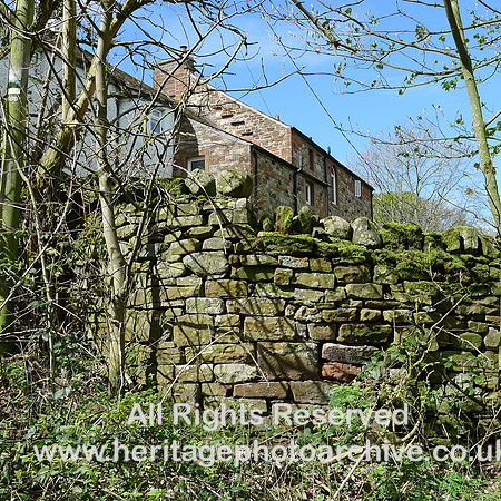 HRS 8903 Blencarn, Dry stone support wall L1150293