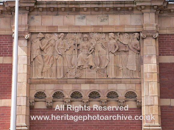HRS 7479 Nan Tait Centre Barrow art gallery frieze detail