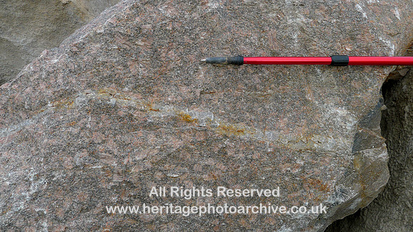 HRS 7404 Shap Pink Quarry Aplites in granite