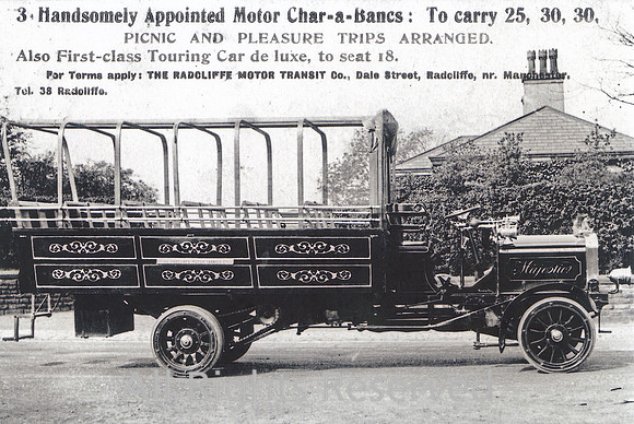 HRS 7444 Radcliffe, Transit motor company charabanc