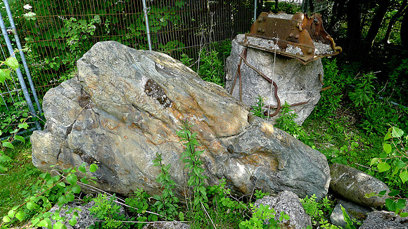 HRS 7439 Backbarrow iron works detached block and concrete