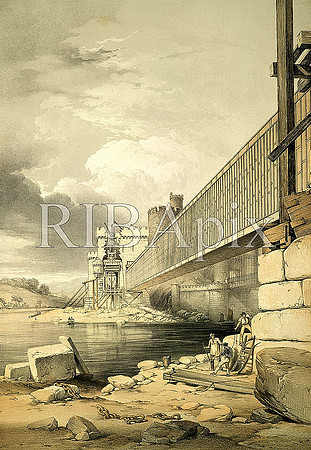 Conwy tubular bridge 1848 RIBA16030
