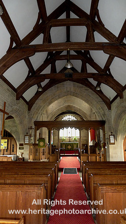 HRS 10342 Barbon, Church of St Bartholomew, view east to altar L1190352