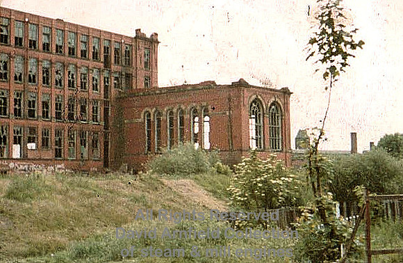 Plum mill, Heywood showing engine house