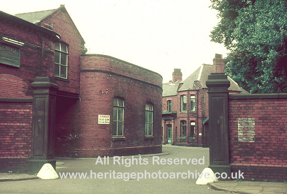 HRS 7101 Radcliffe, Bealey's works entrance 1970