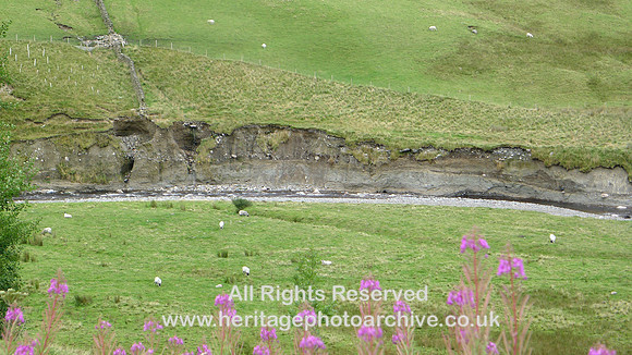 HRS 7616 Borrow beck, Borrowdale erosion Huck's Bridge