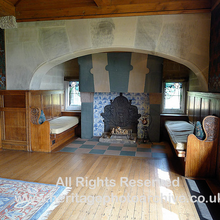 HRS 6837 Blackwell House, Large fireplace east end of house