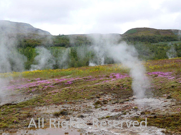 Iceland, haukadaluf geyser