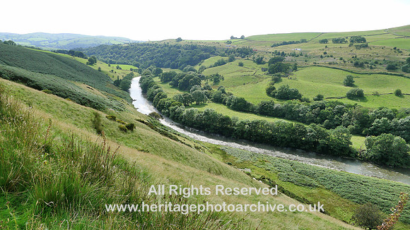 HRS 7500 Lune Gorge looking SSW from Roman Road