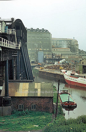 Anderton boat lift and Winnington Works 1980