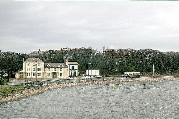 Barrow-in-Furness, high tide at Walney  1977