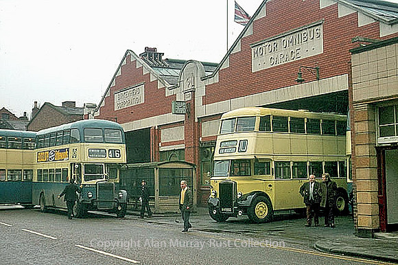 Birkenhead bus garage 1973