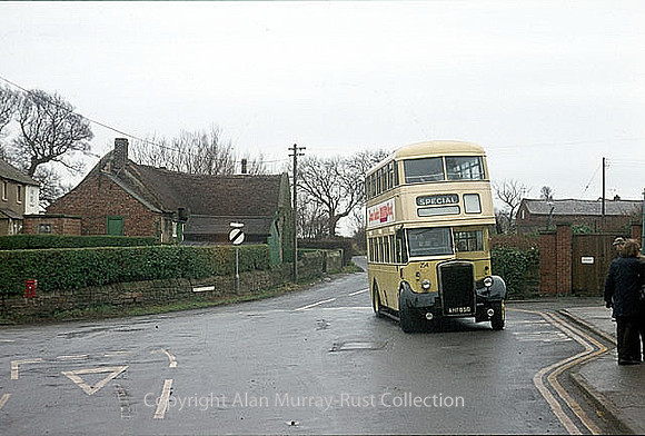 Upton, Saughall Massie, bus 1973