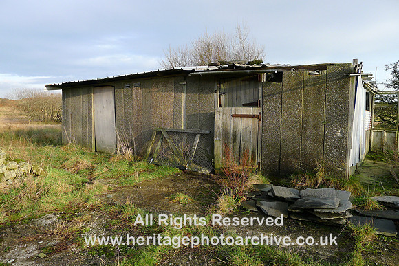 HRS 7821 Tewet's Moss Farm, old postwar prefab as a stable