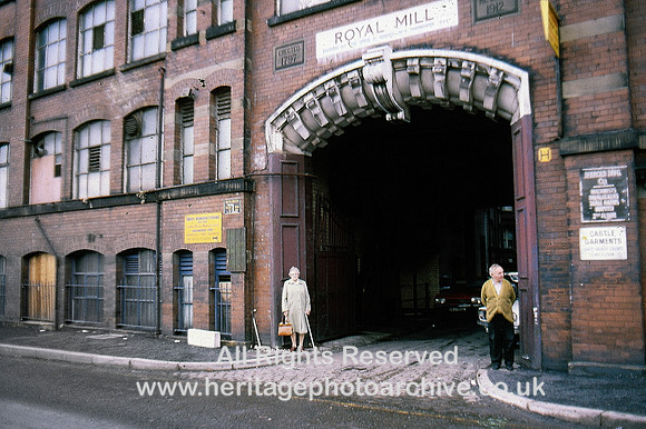 HRS 7833a May Donaldson, Ancoats Mill 1980 Peterloo memories