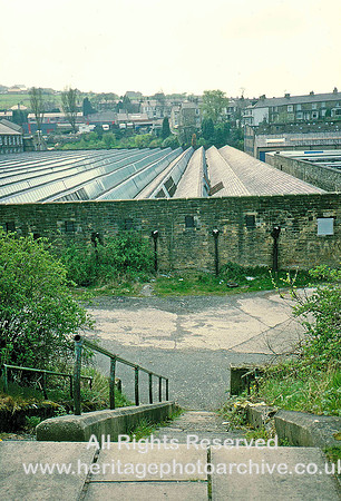 HRS 3742 Nelson, weaving shed millscape May 1997