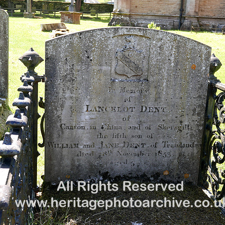 HRS 10256 Crosby Ravensworth church grave of Lancelot Dent 1853 L7740832