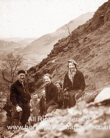 HRS 1731 "Up Mill Ghyll to Pavey Easter 1936" W Johnson