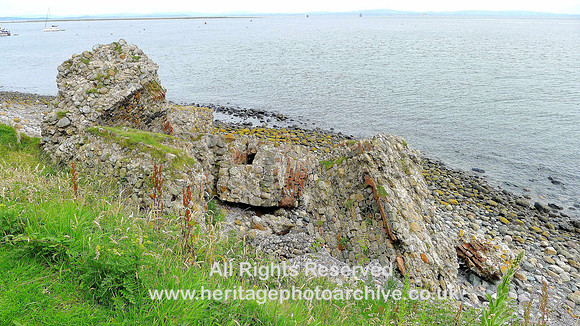 HRS 2351 Piel Island castle collapsed wall