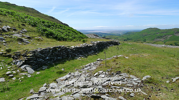 HRS 11207 Dunnerdale, Stainton Ground Quarry, drystone wall 2022