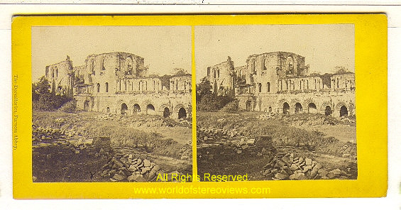 Lake District, The dormitories Furness Abbey 1865