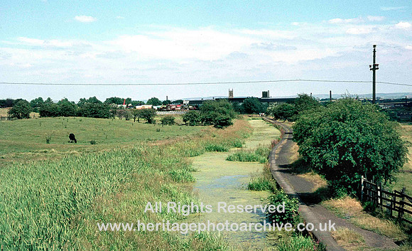 HRS 545 MBBC, looking E towards Radcliffe c1980s