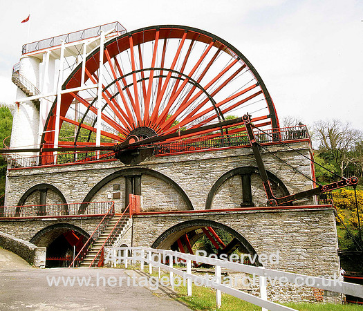 HRS 1164 Isle of Man, Lady Isabella "Biggest working waterwheel in the World" 1990s