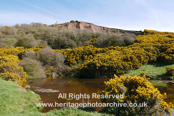 HRS 11577 Barrow-in-Furness, Yarlside mining area with sectioned drumlin in background L7770691