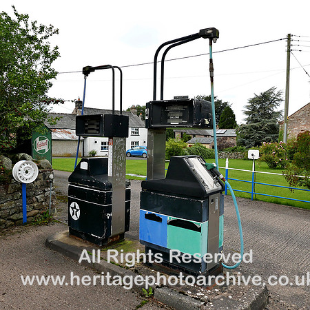 HRS 10477 Bolton village, petrol pumps L7750049