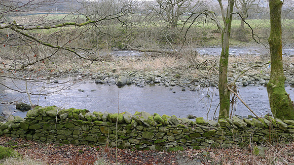 Cumbria, Lune Gorge, Salterwath Bridge NY612 009