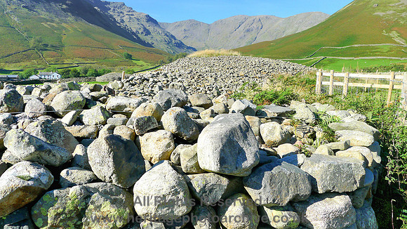HRS 7309  Wasdale Head, field clearance boulders