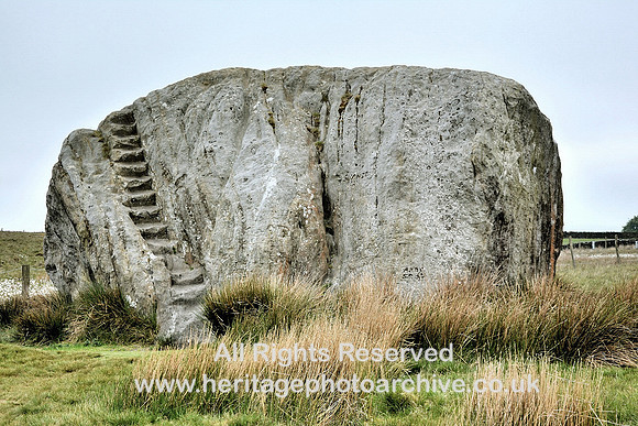 HRS 8033 Glacial erratic, Four stones, Higher Bentham